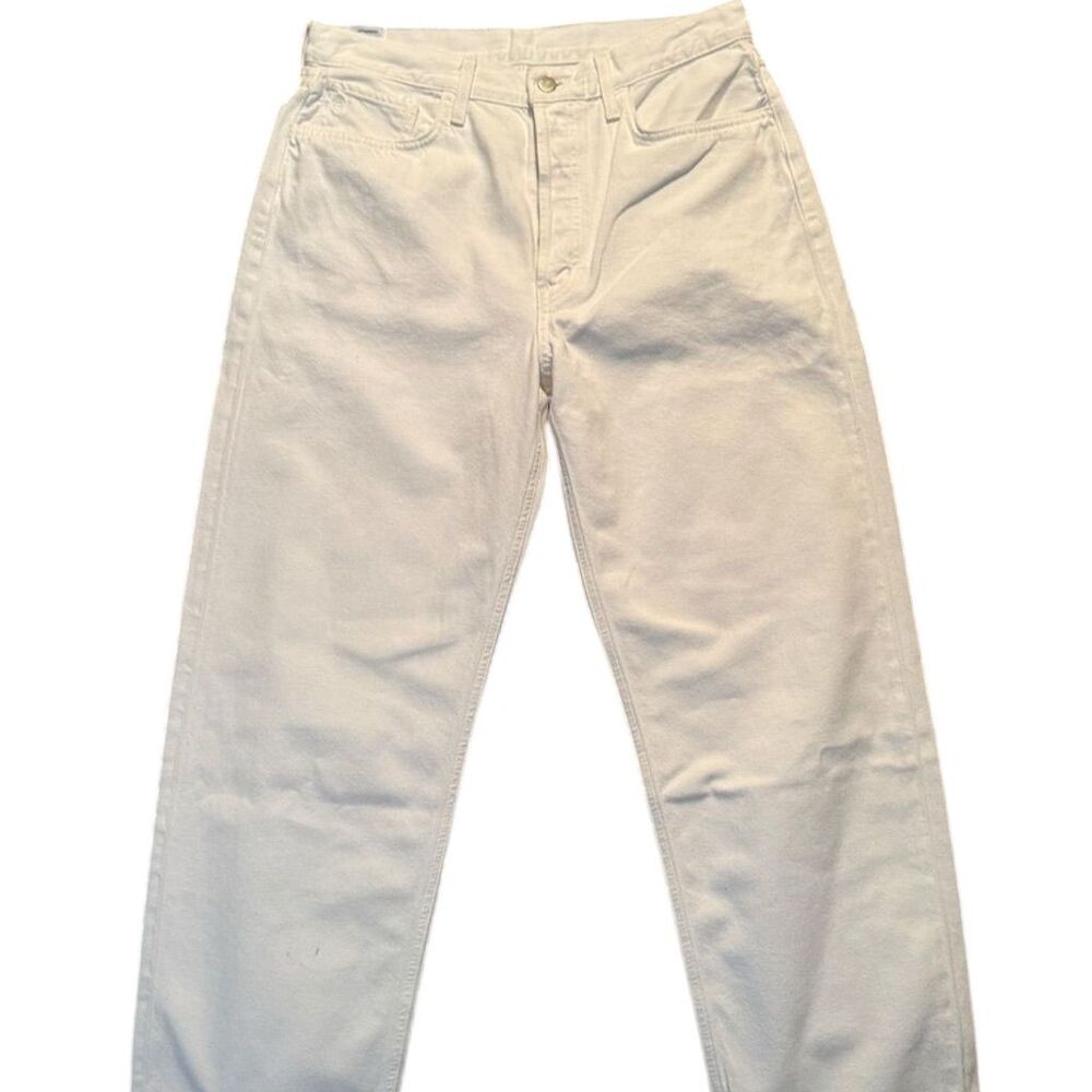 Ética Women's White Straight Jeans I Size 31 Sustainable Denim